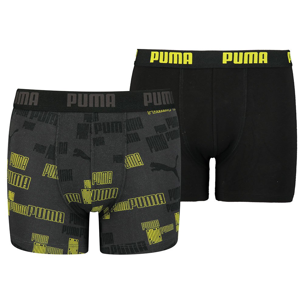 puma logo print boxer 2 units multicolore 7-8 years garçon