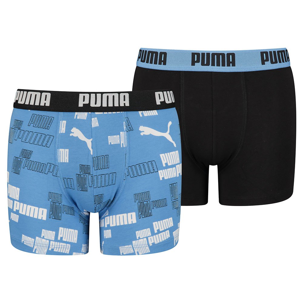 puma logo print boxer 2 units multicolore 13-14 years garçon