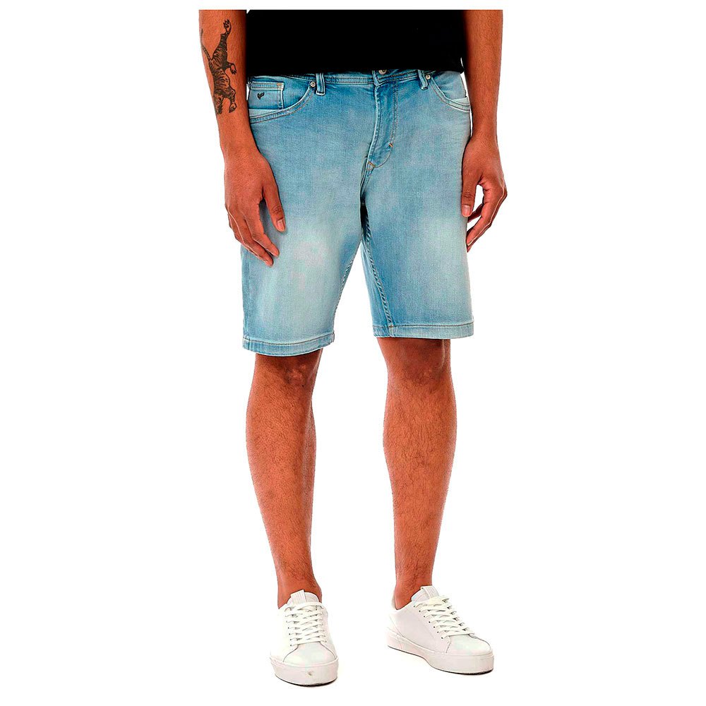 kaporal atlas denim shorts bleu 29 homme