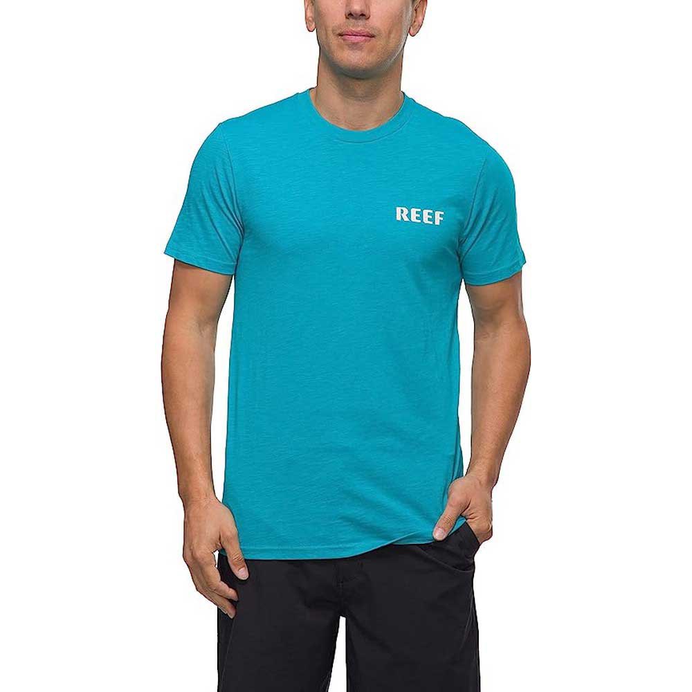 reef hawaiian bread short sleeve t-shirt bleu m homme