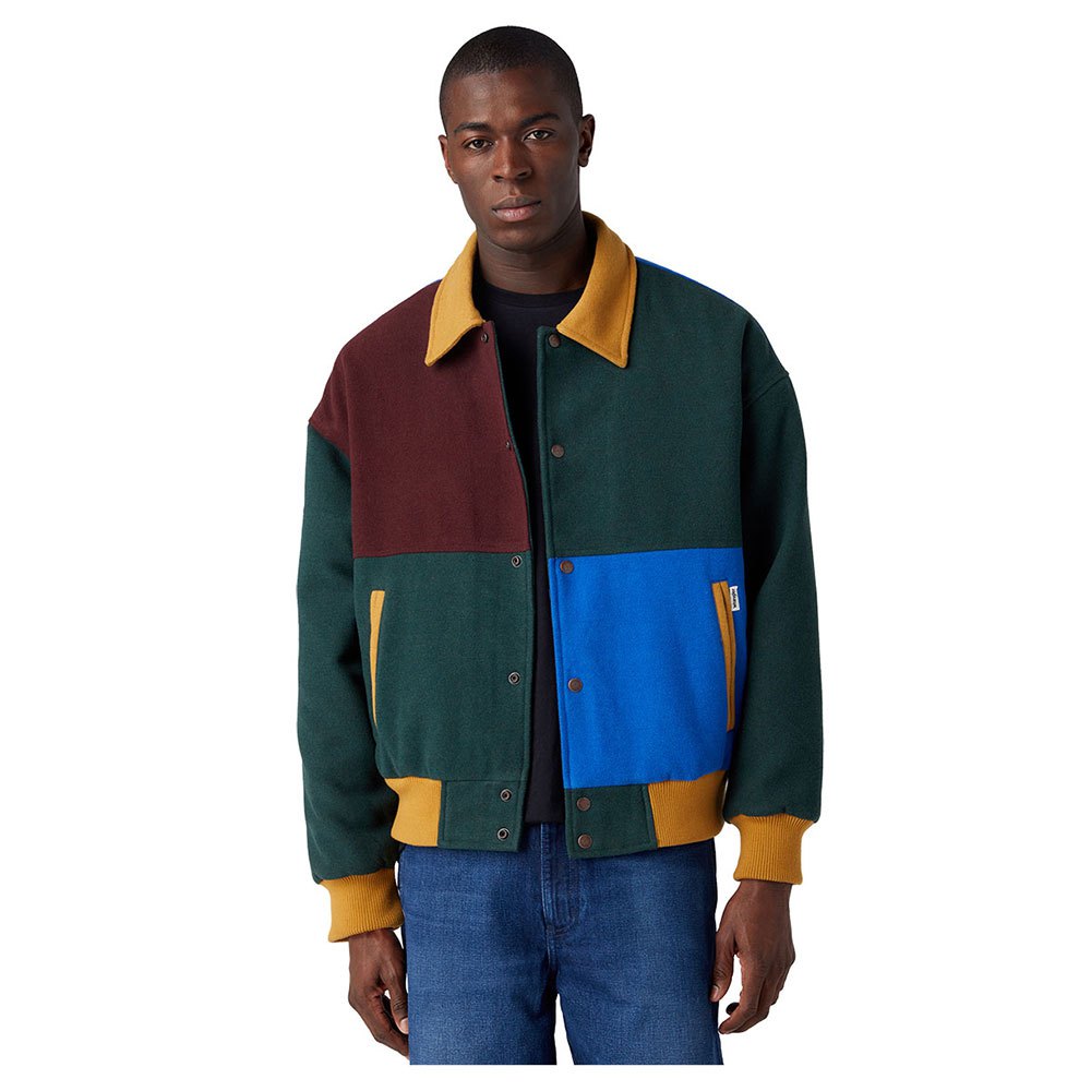 wrangler bomber jacket multicolore s homme
