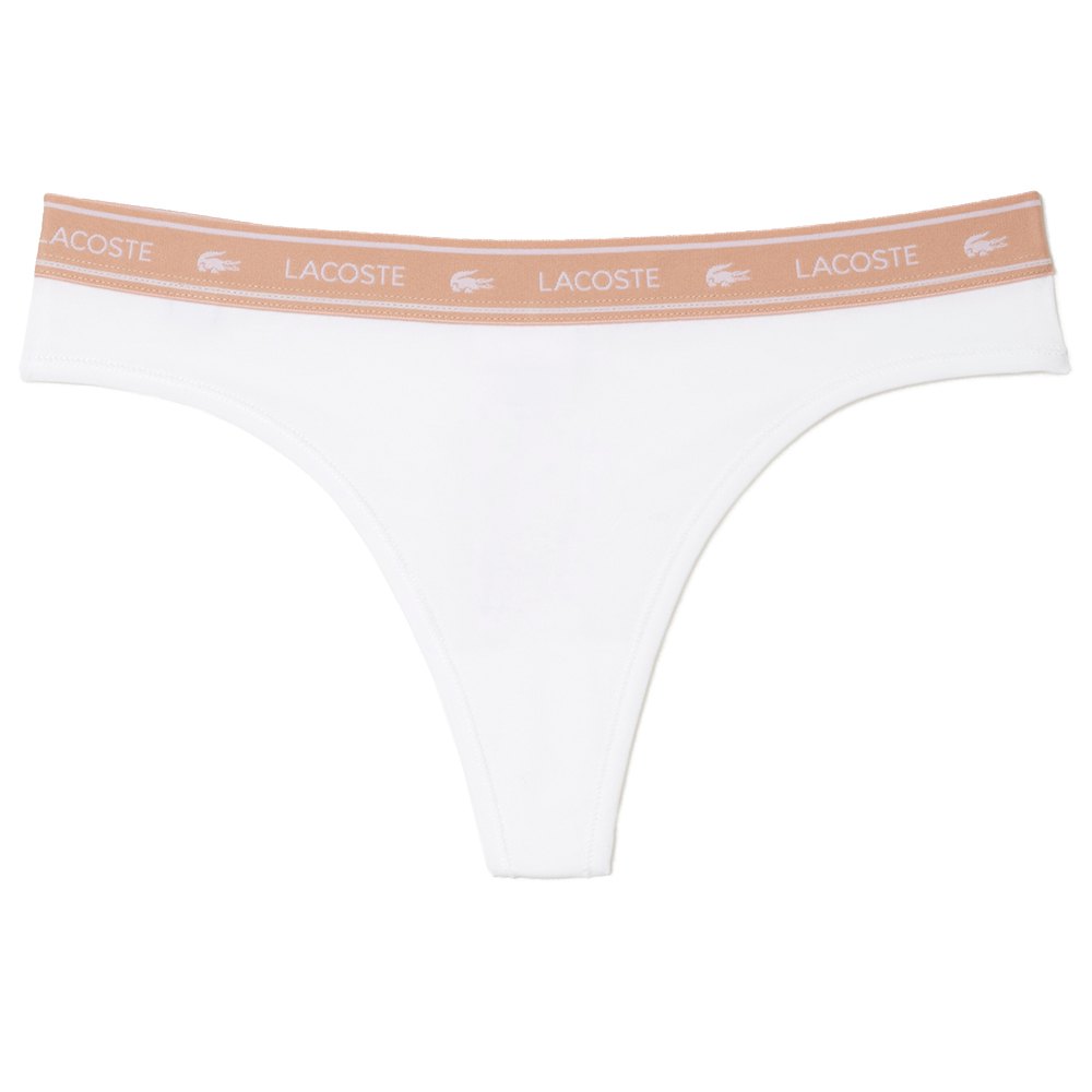 lacoste 8f8180-00 thong blanc s femme
