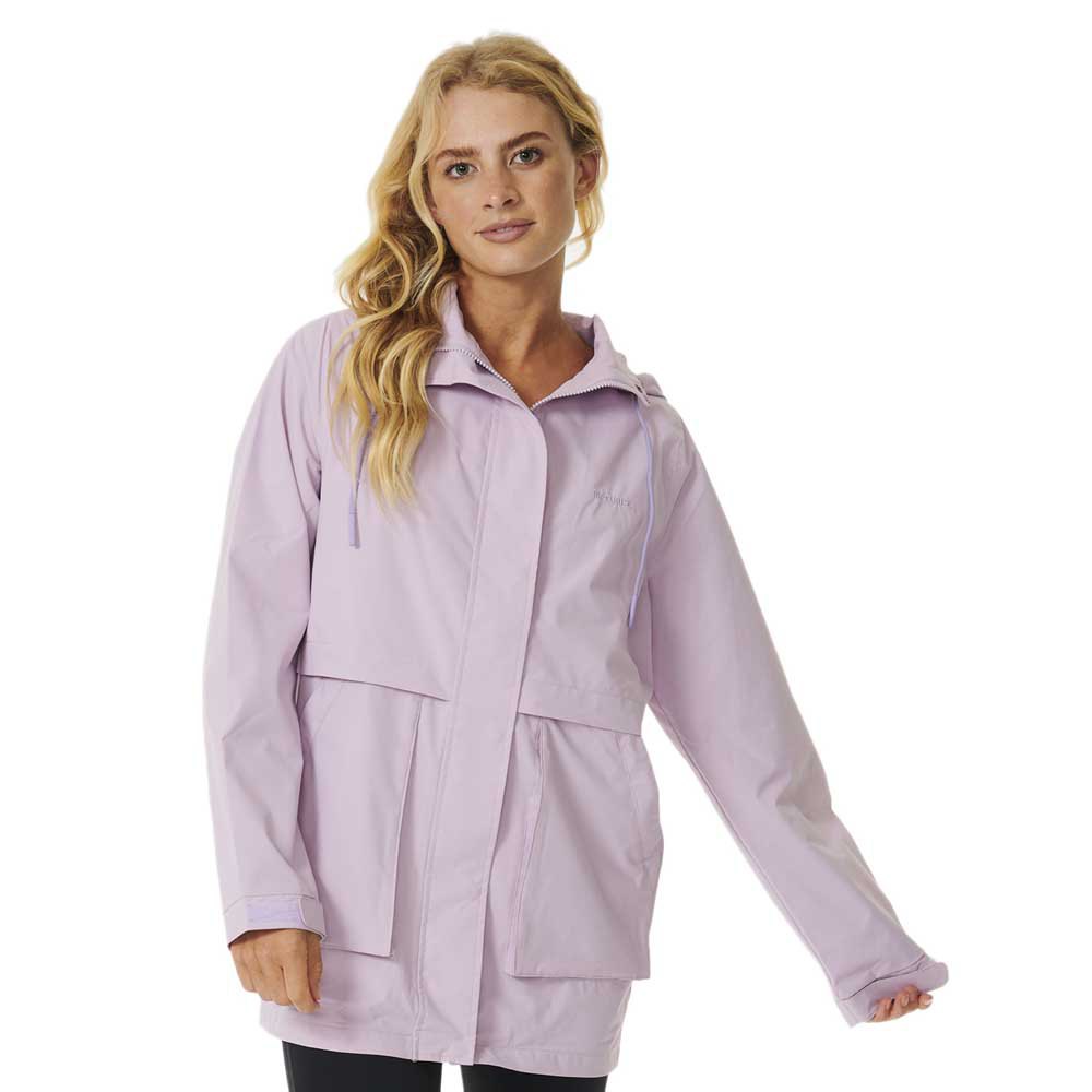 rip curl anti-series swell parka violet s femme