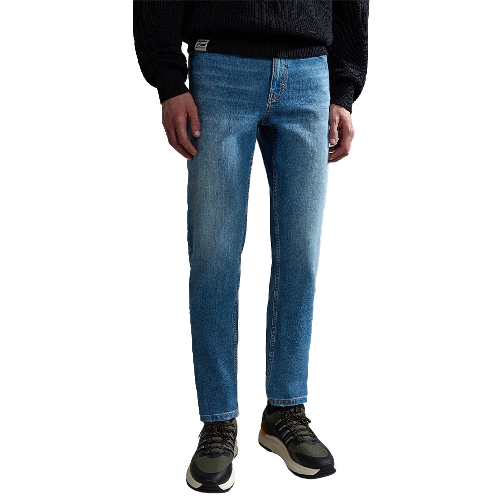napapijri l-solveig slim jeans bleu 38 homme