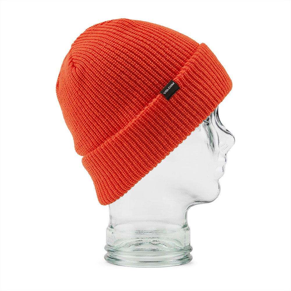 volcom lined youth beanie orange  homme