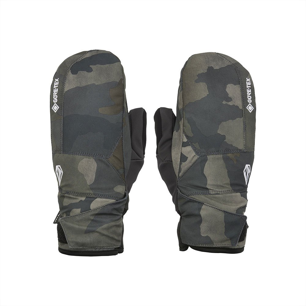 volcom stay dry gore-tex mittens gris xl homme