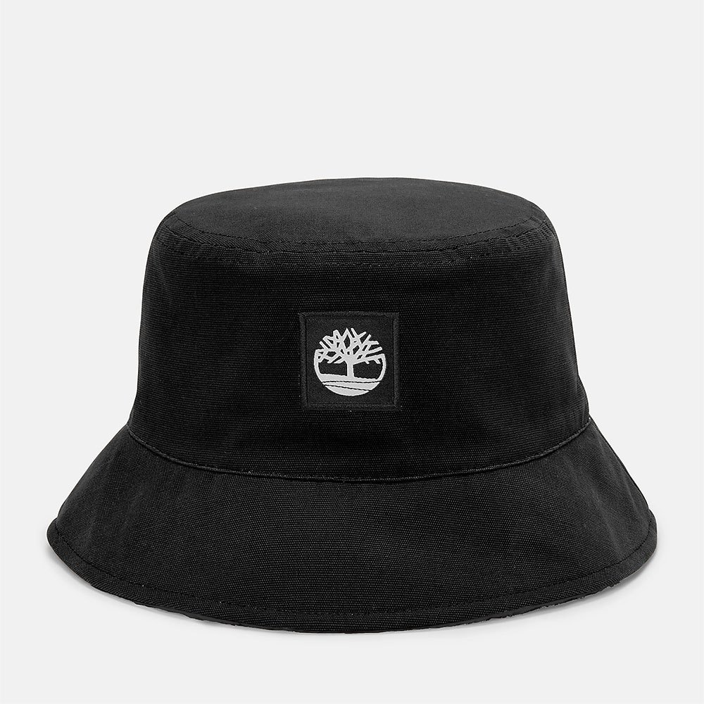 timberland reversible sherpa lining bucket hat noir s-m homme