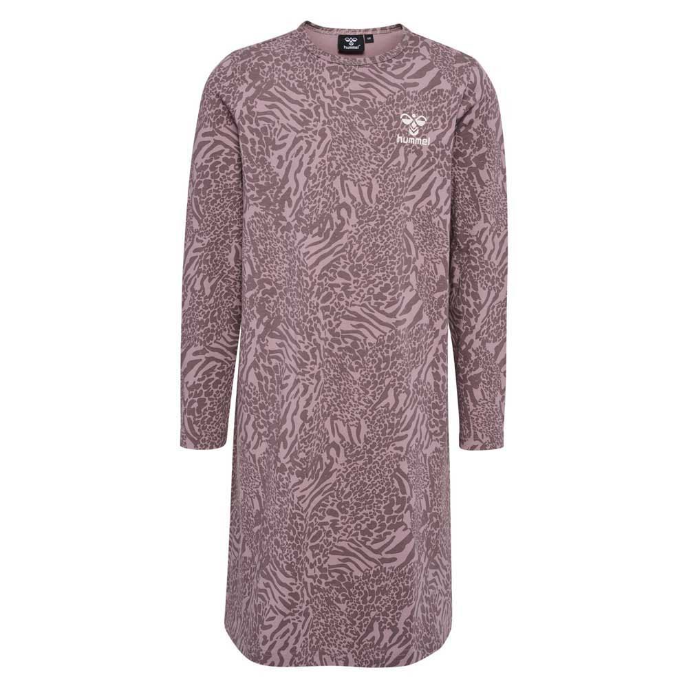 hummel carolina dress long sleeve pyjama violet 4 years fille