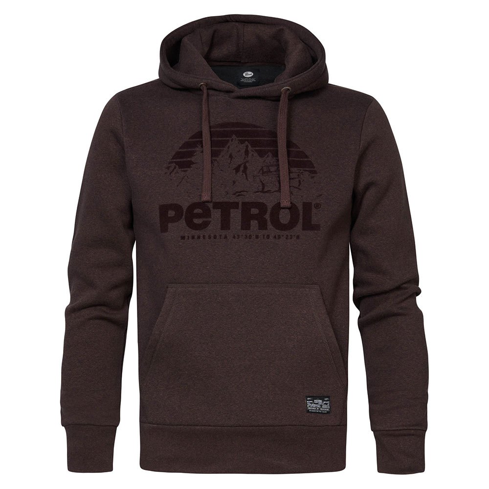 petrol industries 358 full zip sweatshirt marron xl homme