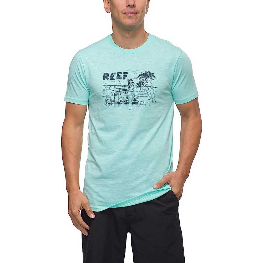 reef short sleeve t-shirt bleu l homme