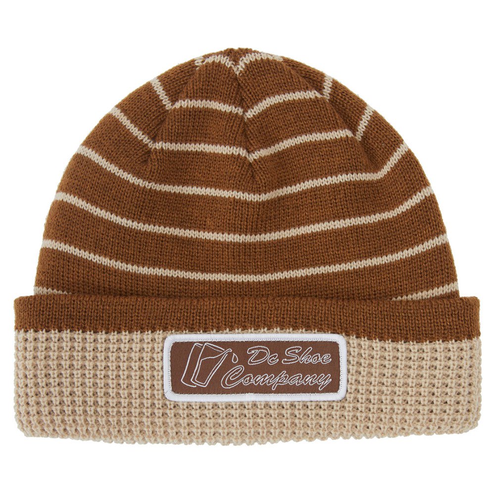 dc shoes big willys beanie marron  homme