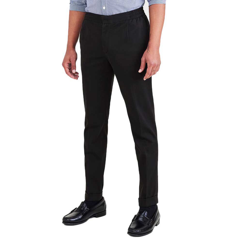 dockers refined pull on chino pants noir l homme