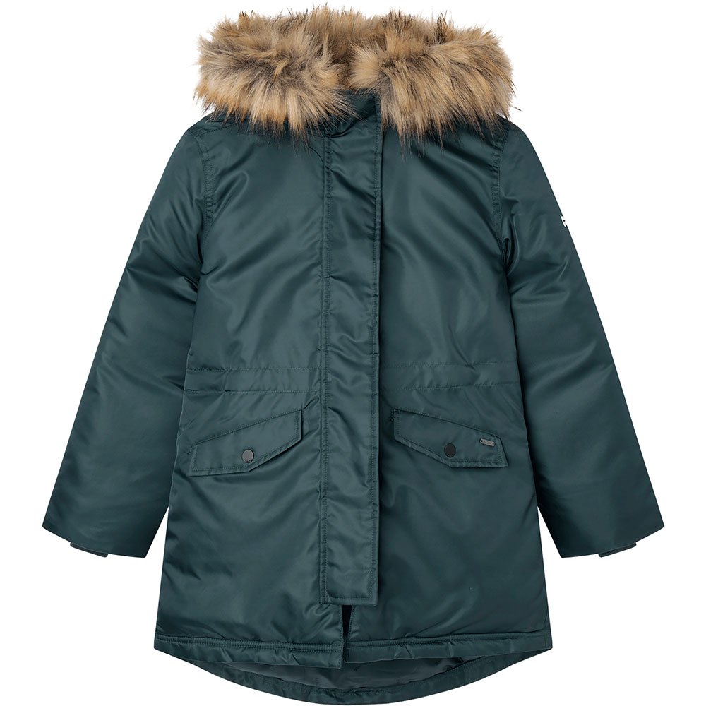 pepe jeans sue parka vert 12 years fille
