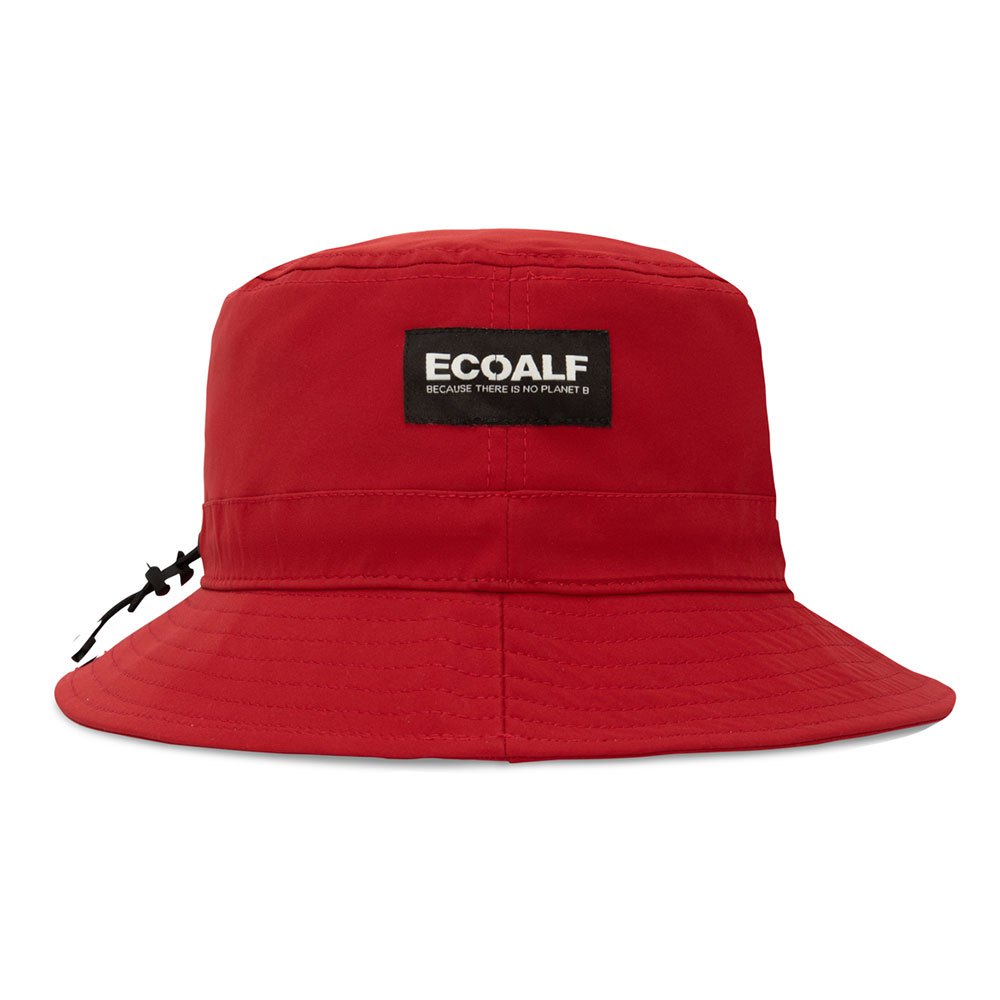 ecoalf basalf bucket hat rouge m-l homme