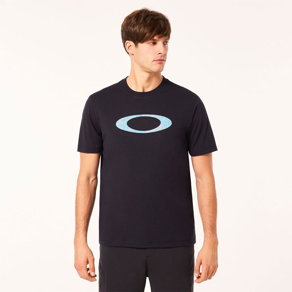 oakley apparel mtl ellipse sun short sleeve t-shirt noir m homme
