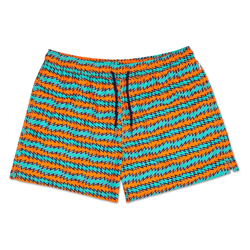 happy socks rock´n roll stripe swim boxer multicolore l garçon
