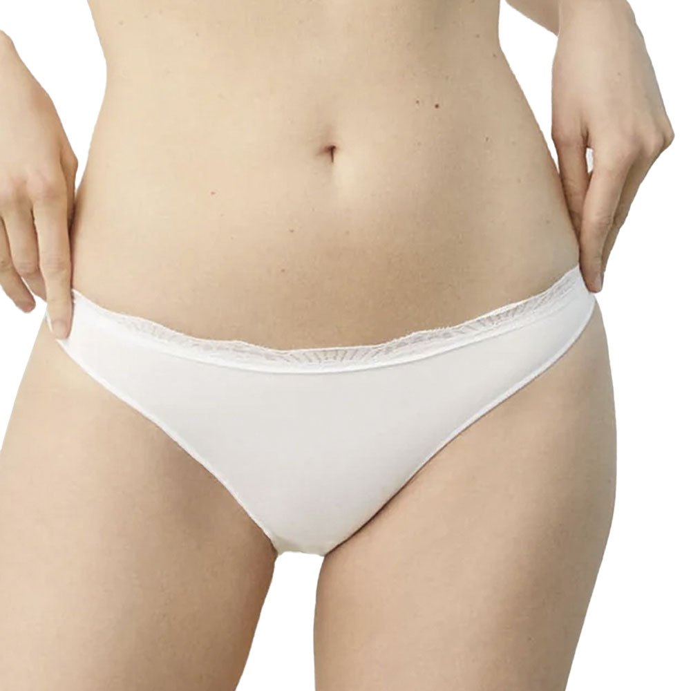 ysabel mora mini panties cotton with lace blanc l femme