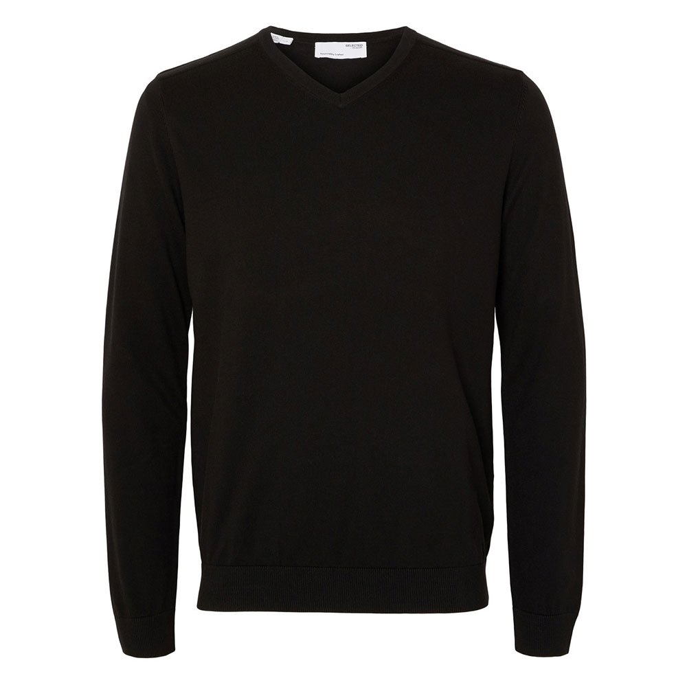 selected 16090147 berg sweater noir m homme