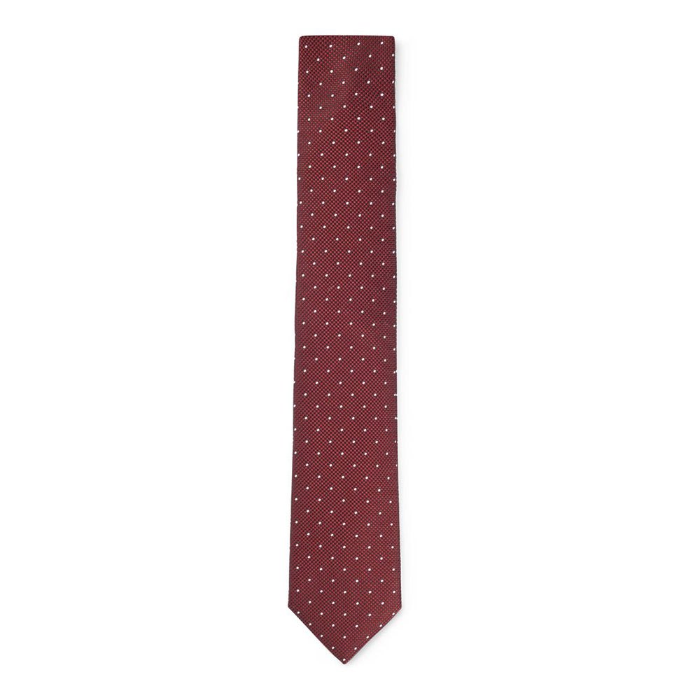 boss 10251210 7.5 cm tie rouge  homme