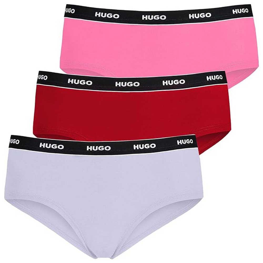 hugo hipster stripe panties 3 units multicolore s femme