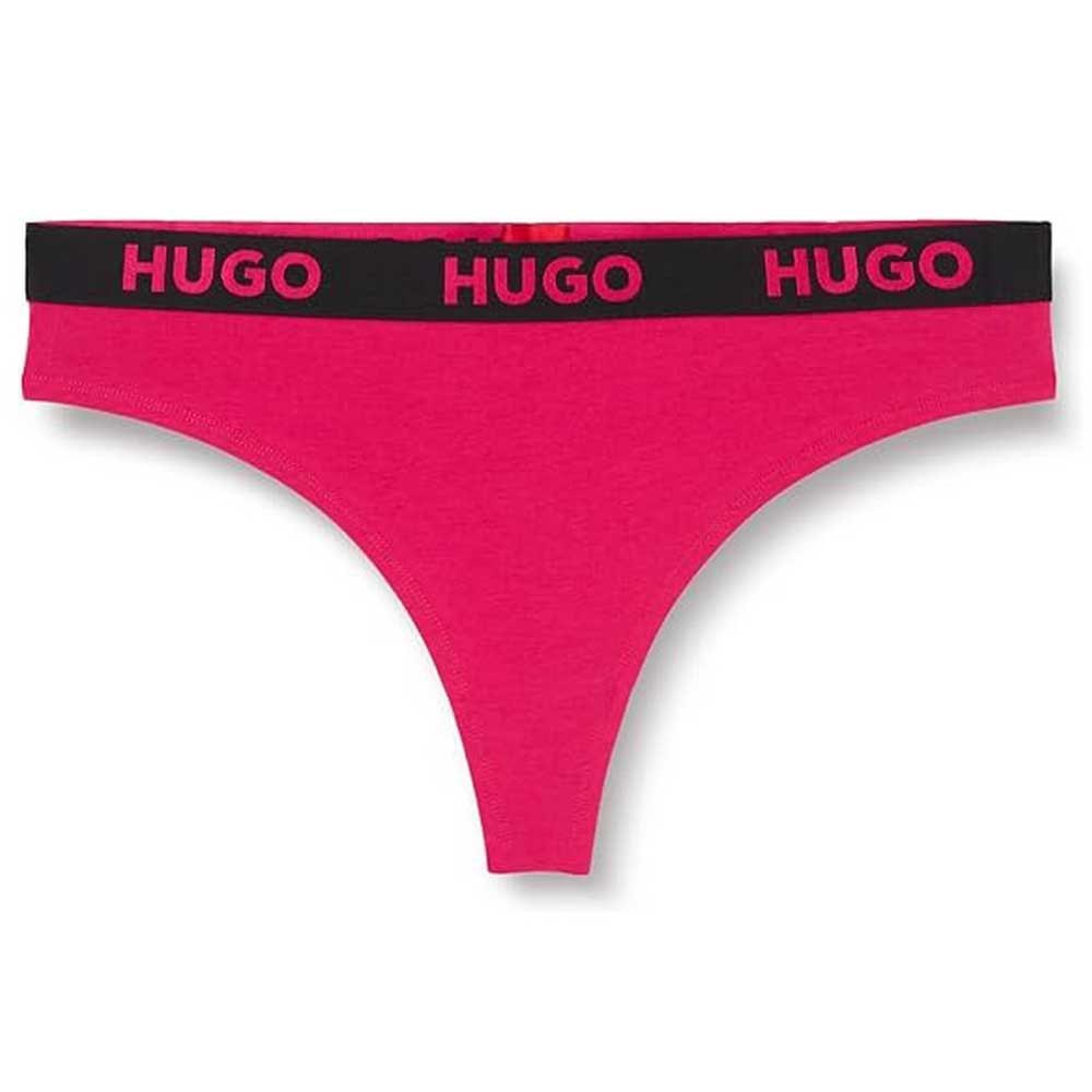 hugo sporty logo 50480166 thong rose s femme