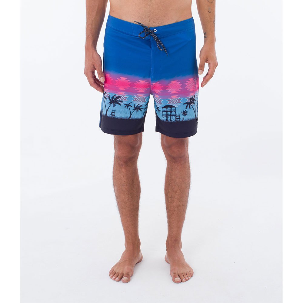 hurley phantom-eco classic 18´´ swimming shorts bleu 34 homme