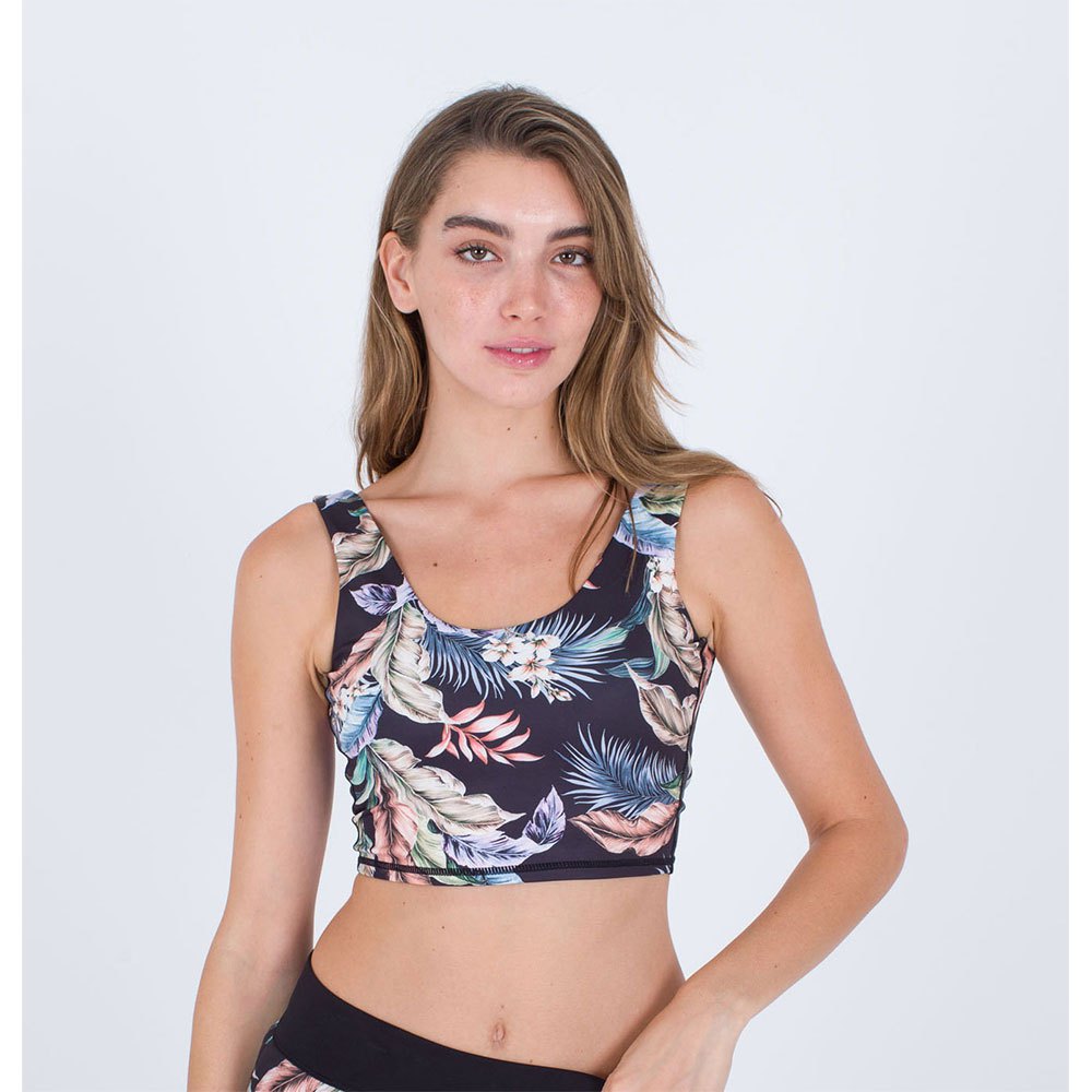hurley wispy leaves active sports bra multicolore xs femme
