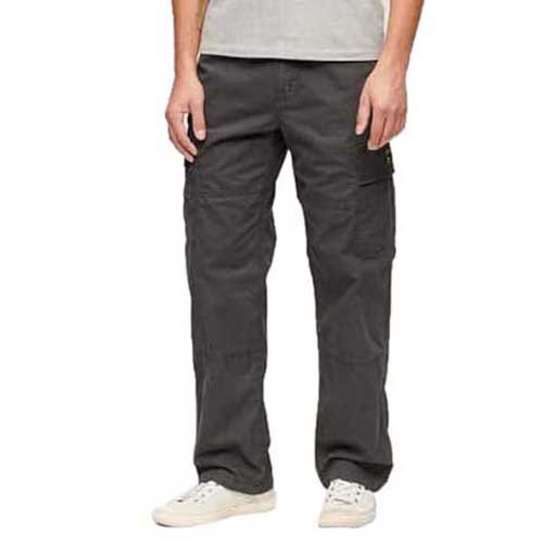 superdry vintage baggy regular waist cargo pants gris 30 / 32 homme