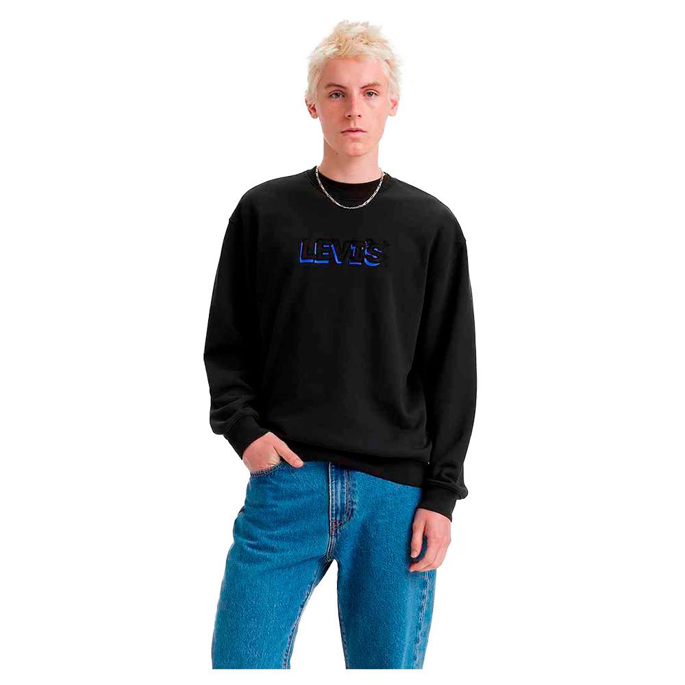 levi´s ® relaxed graphic sweatshirt noir m homme