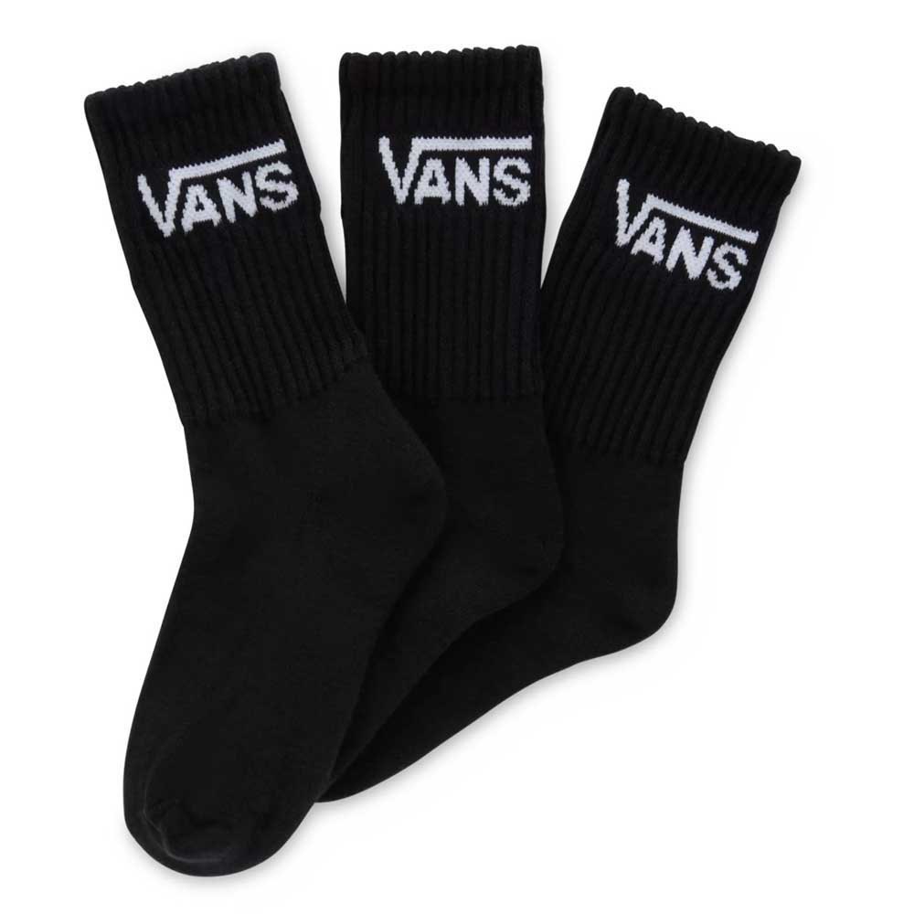 vans classic crew socks noir eu 31 1/2-38