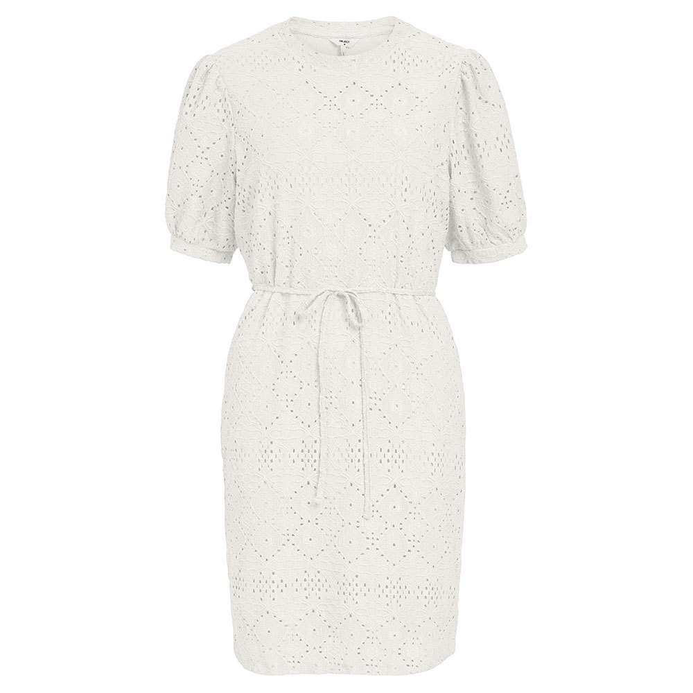 object feodora short sleeve short dress blanc s femme