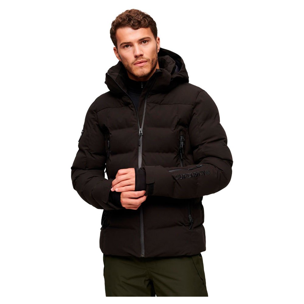 superdry ski radar luxe puffer jacket noir s homme