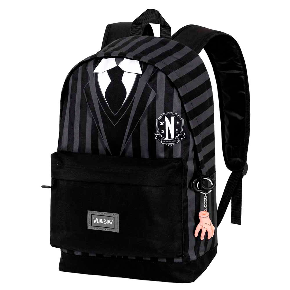karactermania uniform wednesday adaptable 41 cm backpack noir