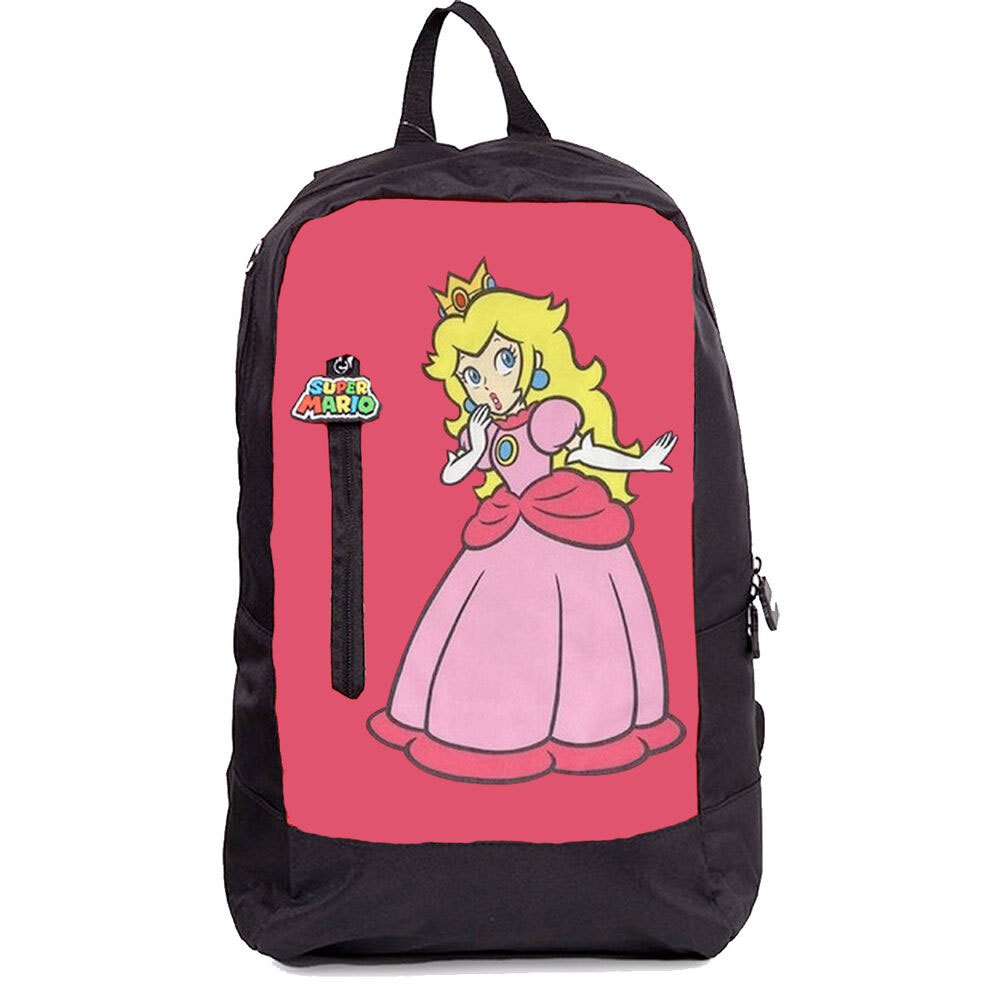 nintendo peach super mario bros 40 cm backpack rose