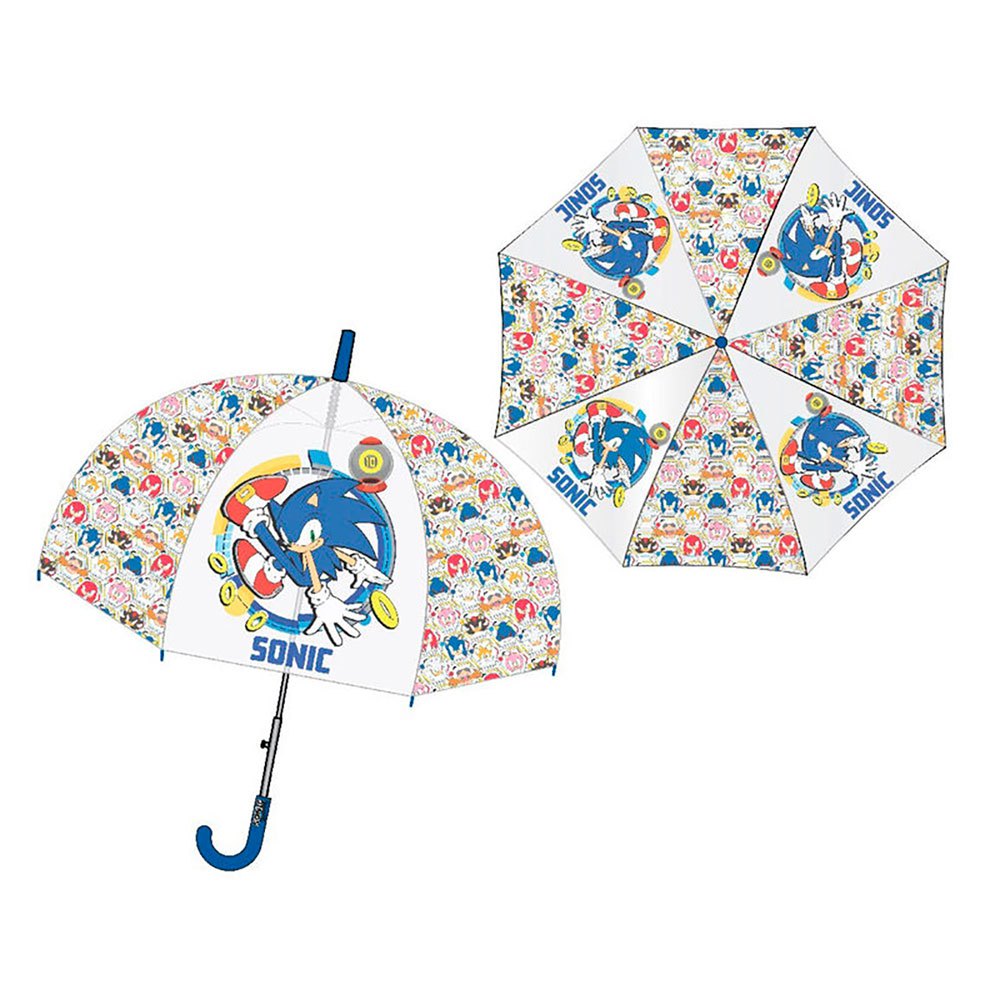 sega rings 48 cm sonic automatic umbrella multicolore  homme