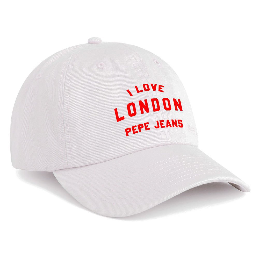 pepe jeans i love london cap blanc  homme