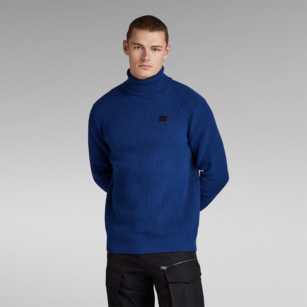 g-star d24211-c868 turtle neck sweater bleu xs homme