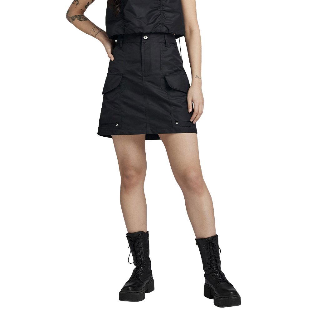 g-star d24230-c143 short skirt noir 23 femme