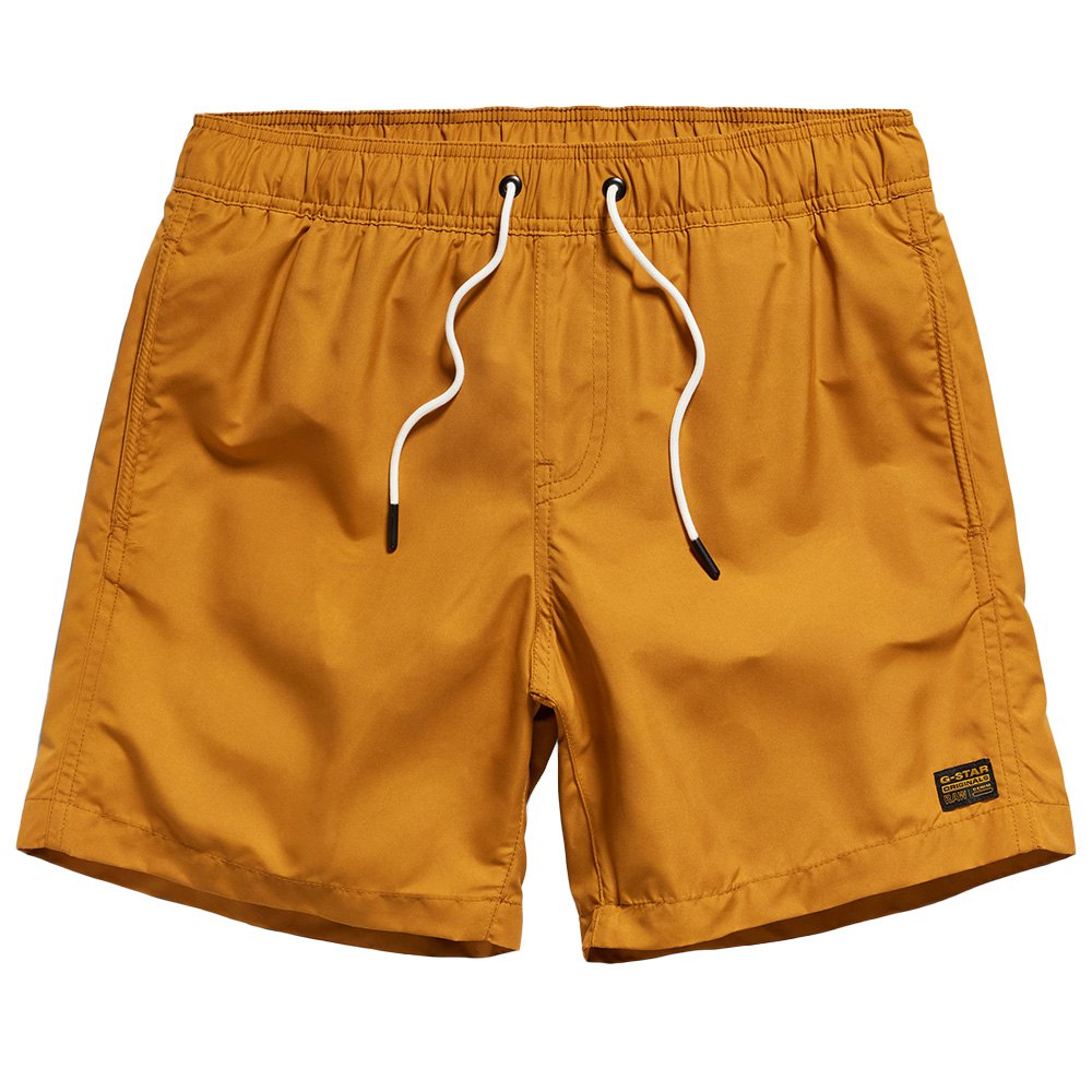 g-star dirik solid swimming shorts jaune 2xl homme