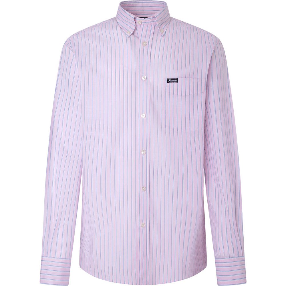 façonnable fm301764 long sleeve shirt violet s homme