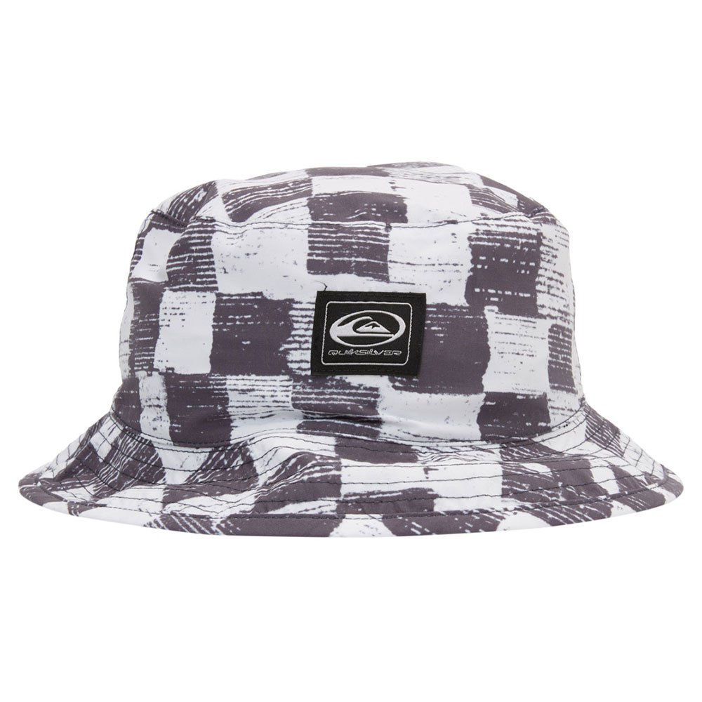 quiksilver flipped out bucket hat gris  homme