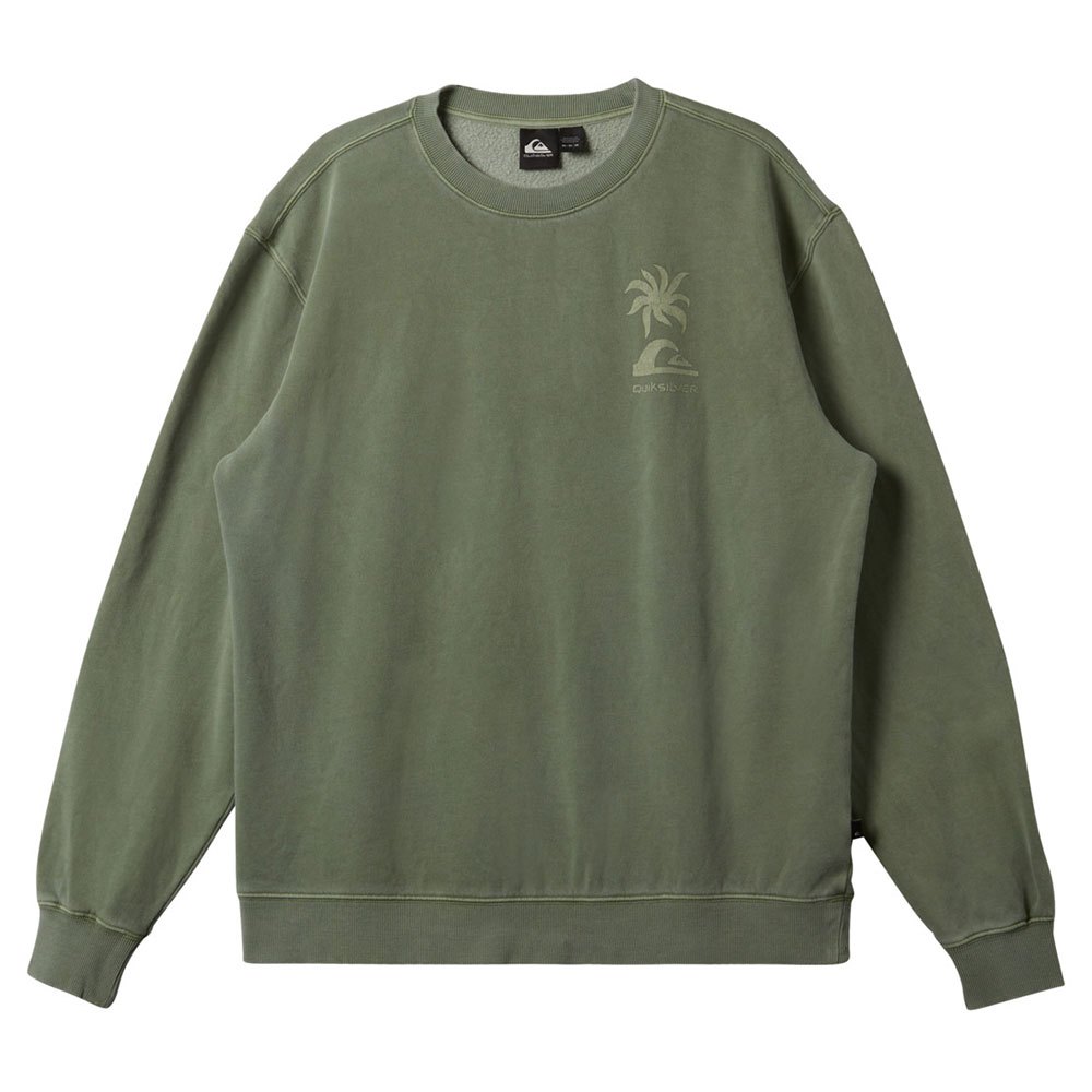 quiksilver graphic mix sweatshirt vert xs homme