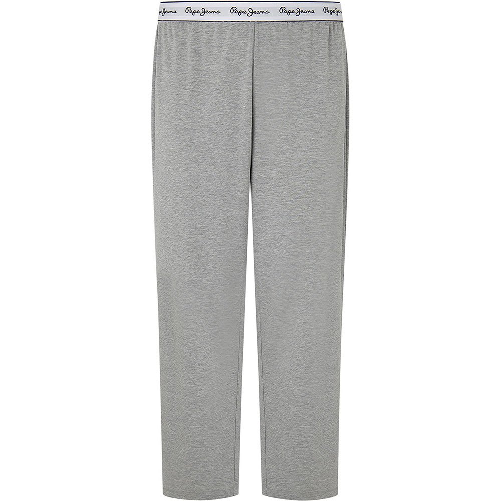 pepe jeans solid pants pyjama gris s homme