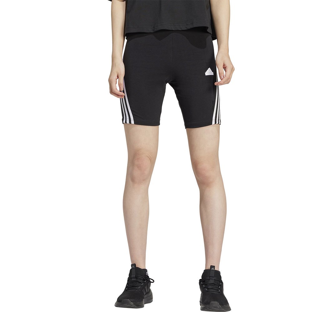 adidas futue icons biker 3 stripes short leggings noir s femme