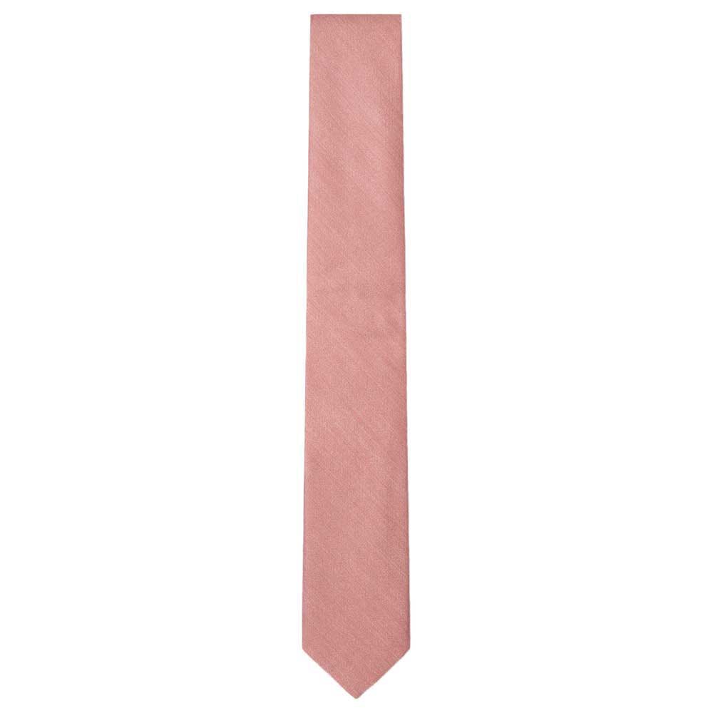 hackett chambray solid tie rose  homme
