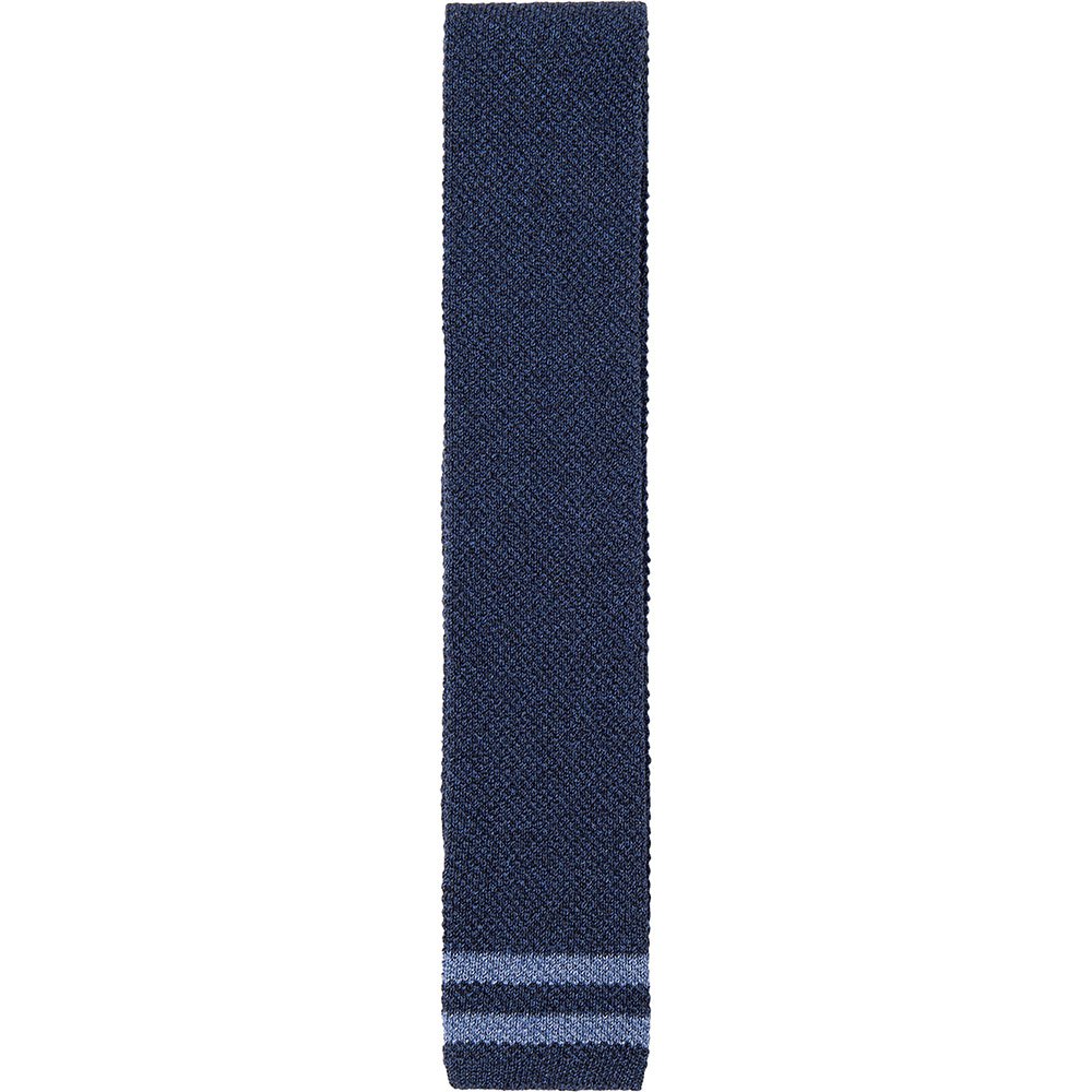 hackett knit x2 stripe tie bleu  homme