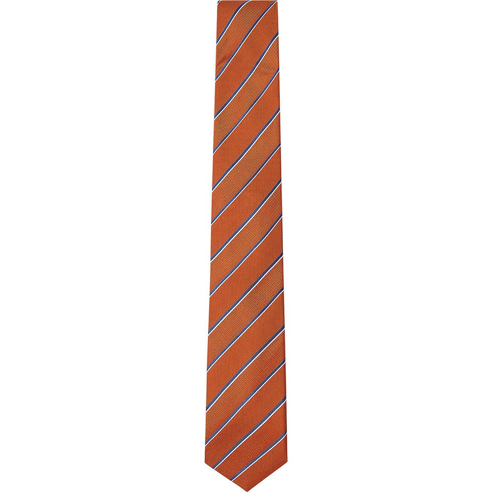 hackett solid stripe tie rouge  homme
