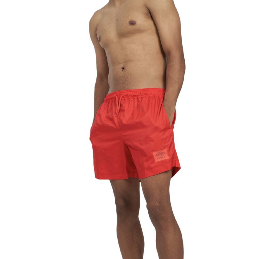 umbro swimming shorts orange m homme