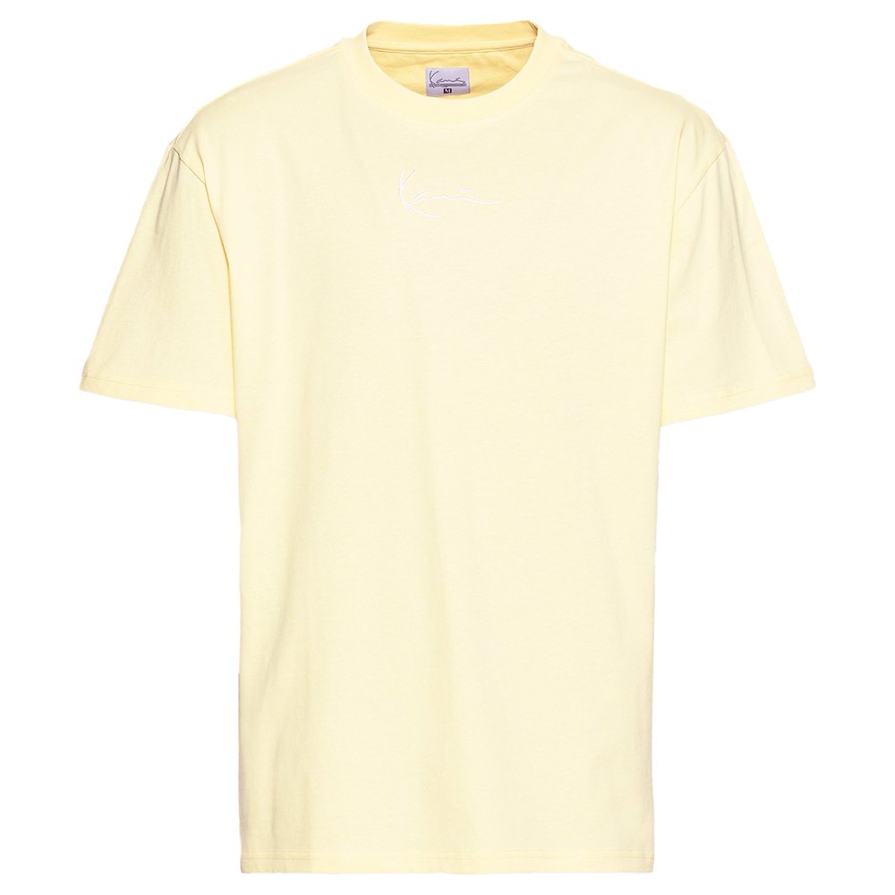 karl kani small signature essential short sleeve t-shirt jaune l homme