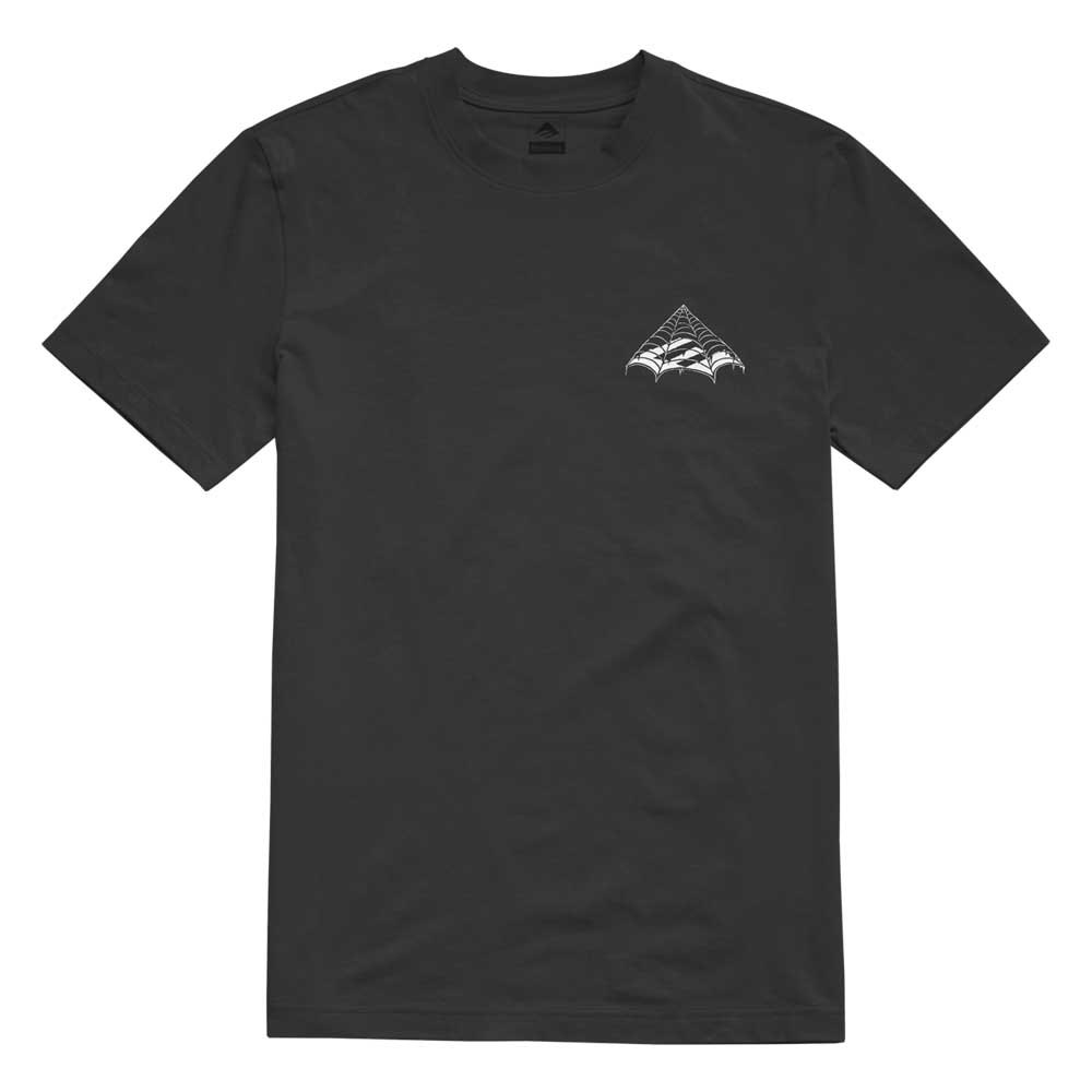 emerica creature triangle web short sleeve t-shirt noir m homme